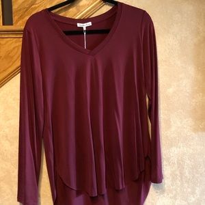 Another Love LS Top in Bordeaux
